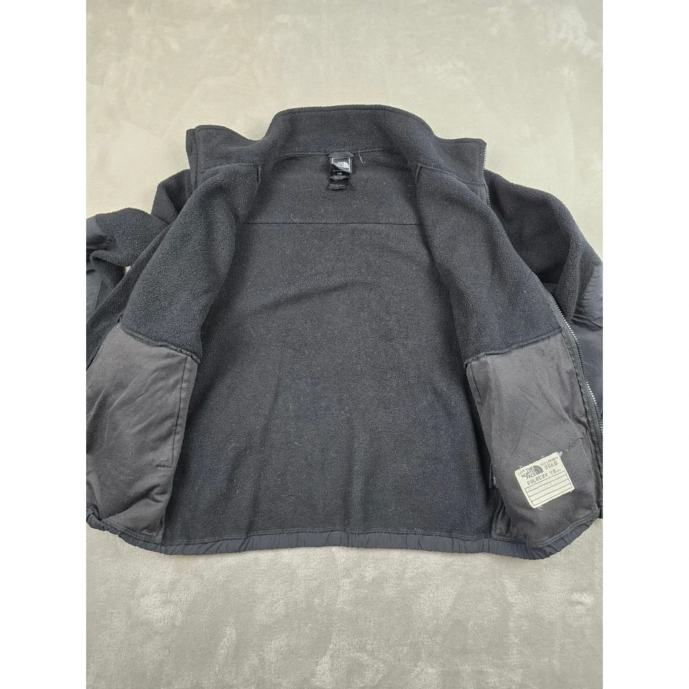 The‎ North Face Denali Fleece Jacket Youth Boys Large Black Full Zip Polartec